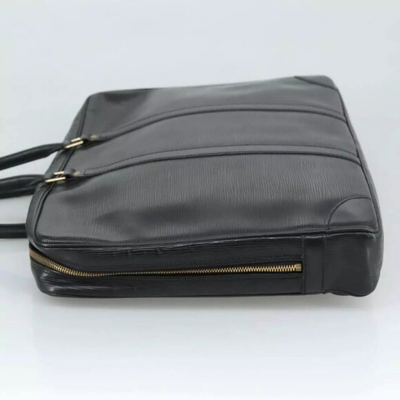LOUIS VUITTON Epi Porte Documents Voyage Business Bag Black - Picture 9 of 16